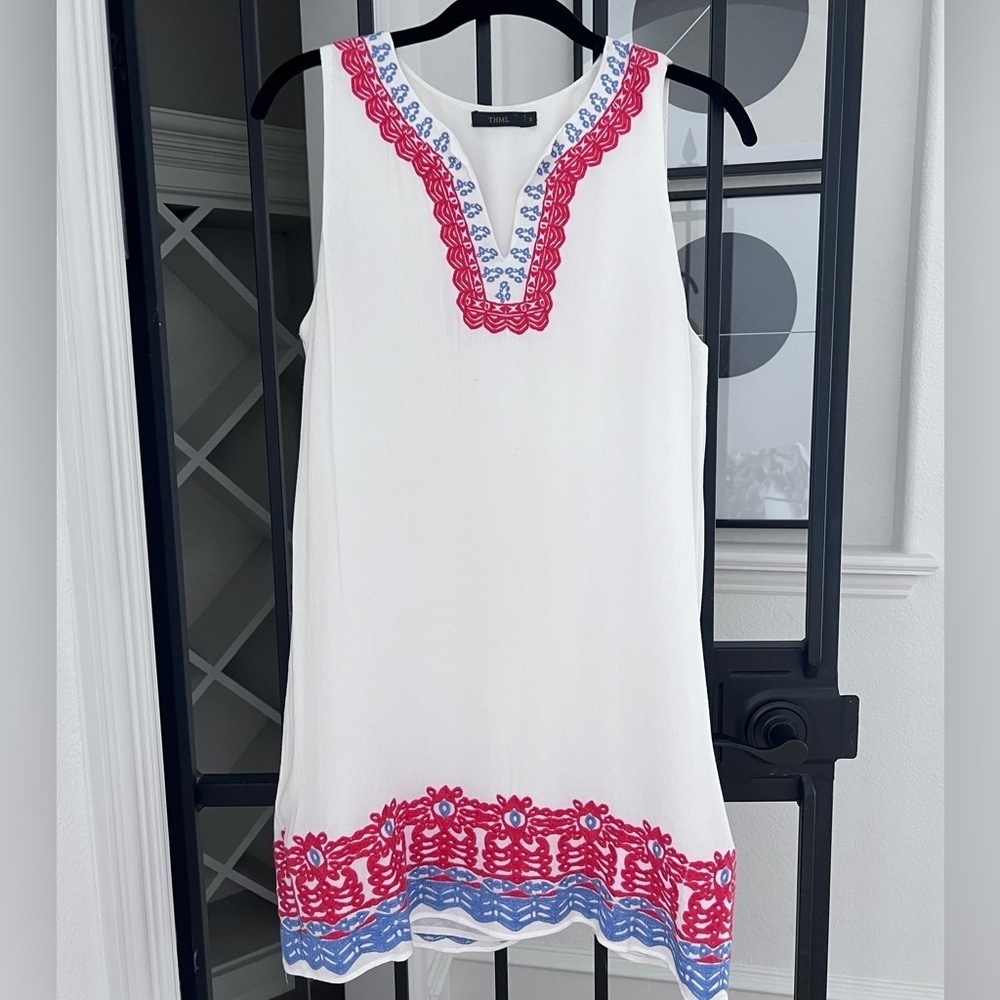 THML Embroidered Cotton Dress